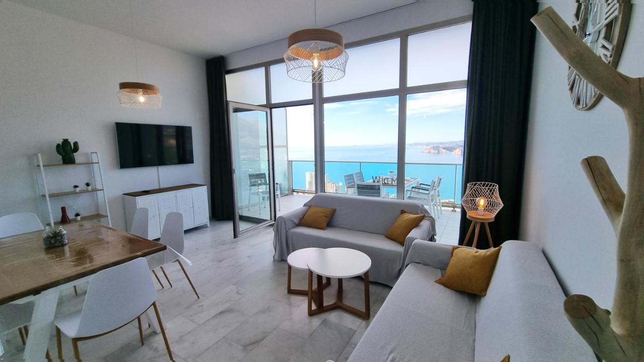 Skyline 41 Gran Lujo, Terraza Grande Y Vistas Al Mar - Planta 41 Lejlighed Benidorm Eksteriør billede