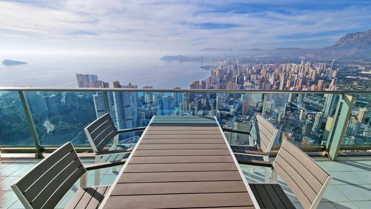 Skyline 41 Gran Lujo, Terraza Grande Y Vistas Al Mar - Planta 41 Lejlighed Benidorm Eksteriør billede