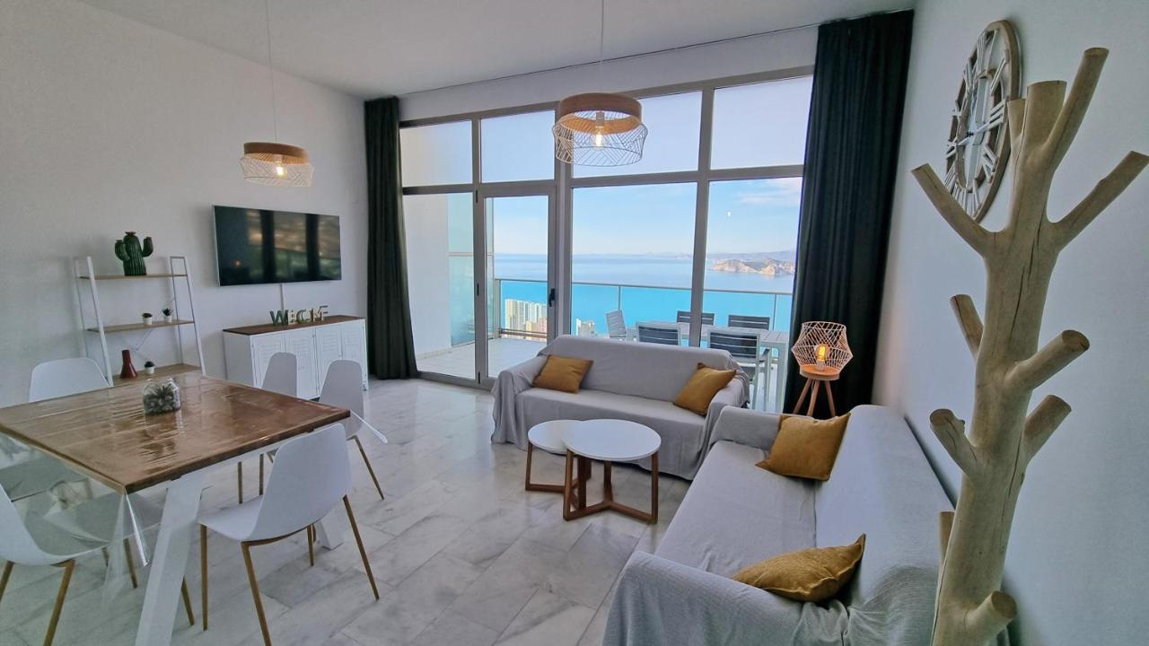 Skyline 41 Gran Lujo, Terraza Grande Y Vistas Al Mar - Planta 41 Lejlighed Benidorm Eksteriør billede