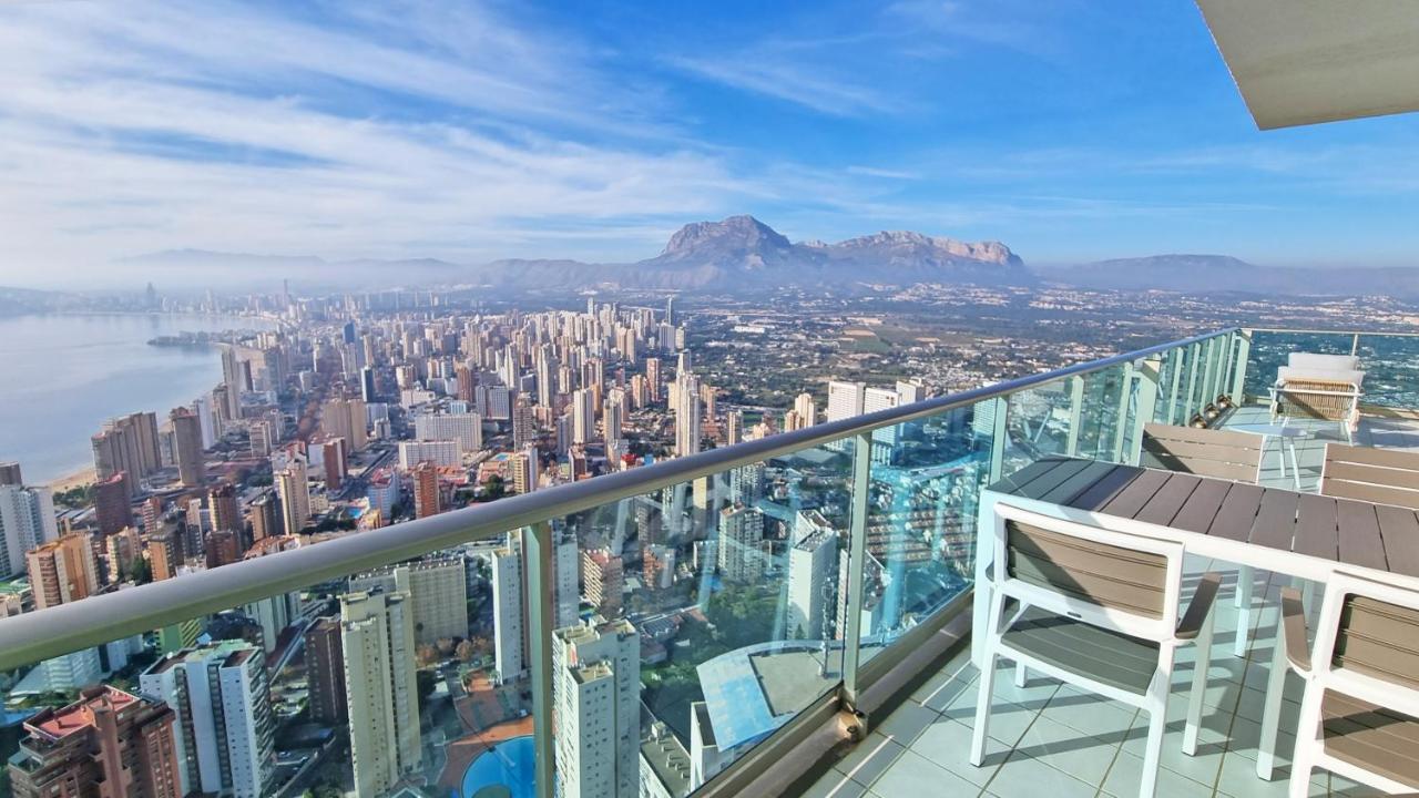 Skyline 41 Gran Lujo, Terraza Grande Y Vistas Al Mar - Planta 41 Lejlighed Benidorm Eksteriør billede